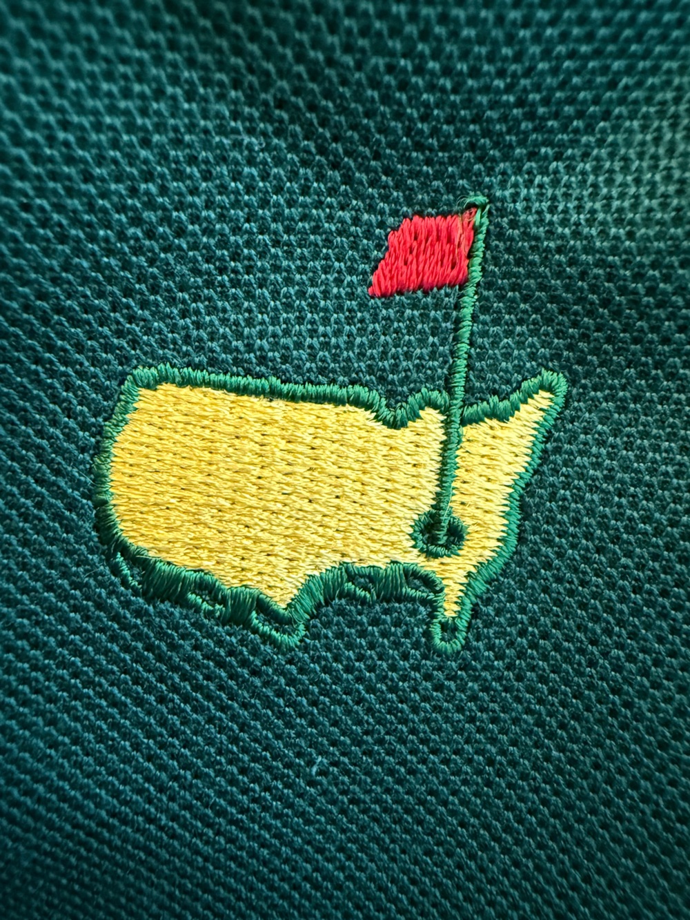 Masters Collection Augusta National Green Polo Shirt NWT Hong Kong Cotton Large - Picture 2 of 16